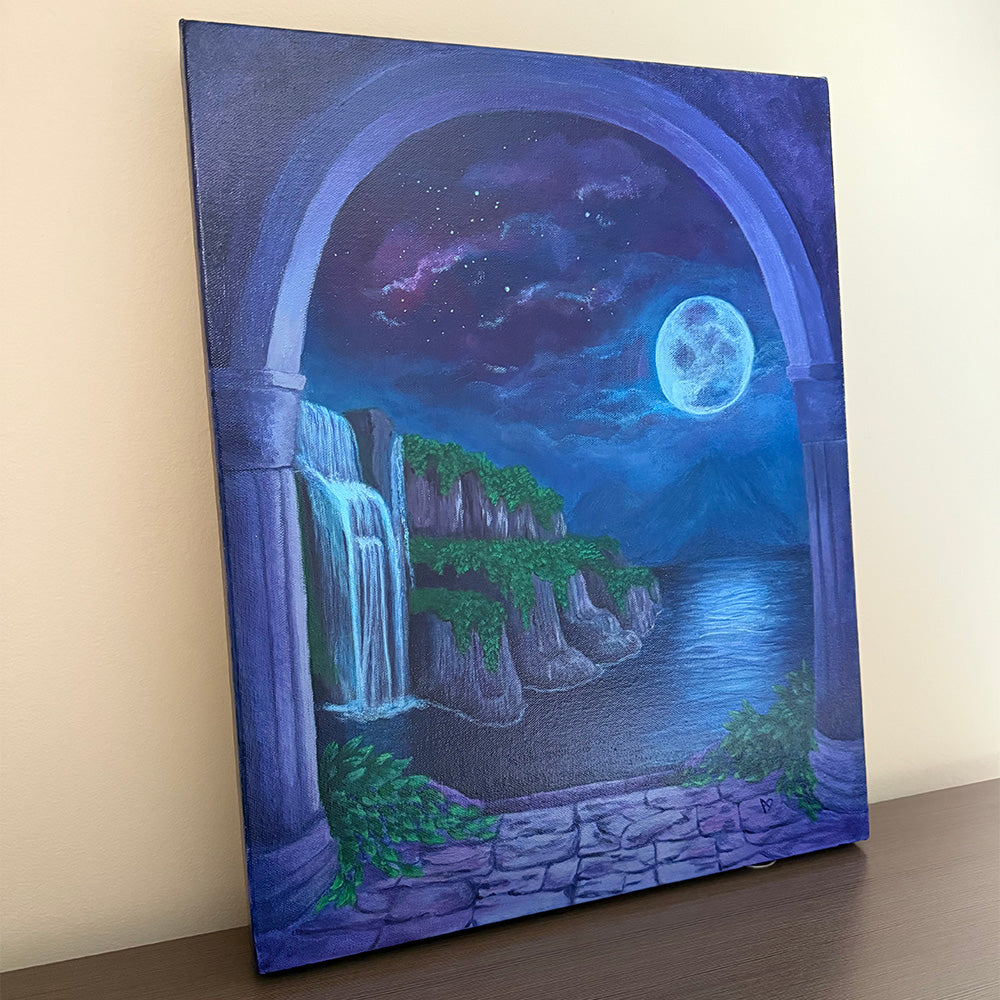 Let’s Go Some Place Quiet — Original Acrylic Painting