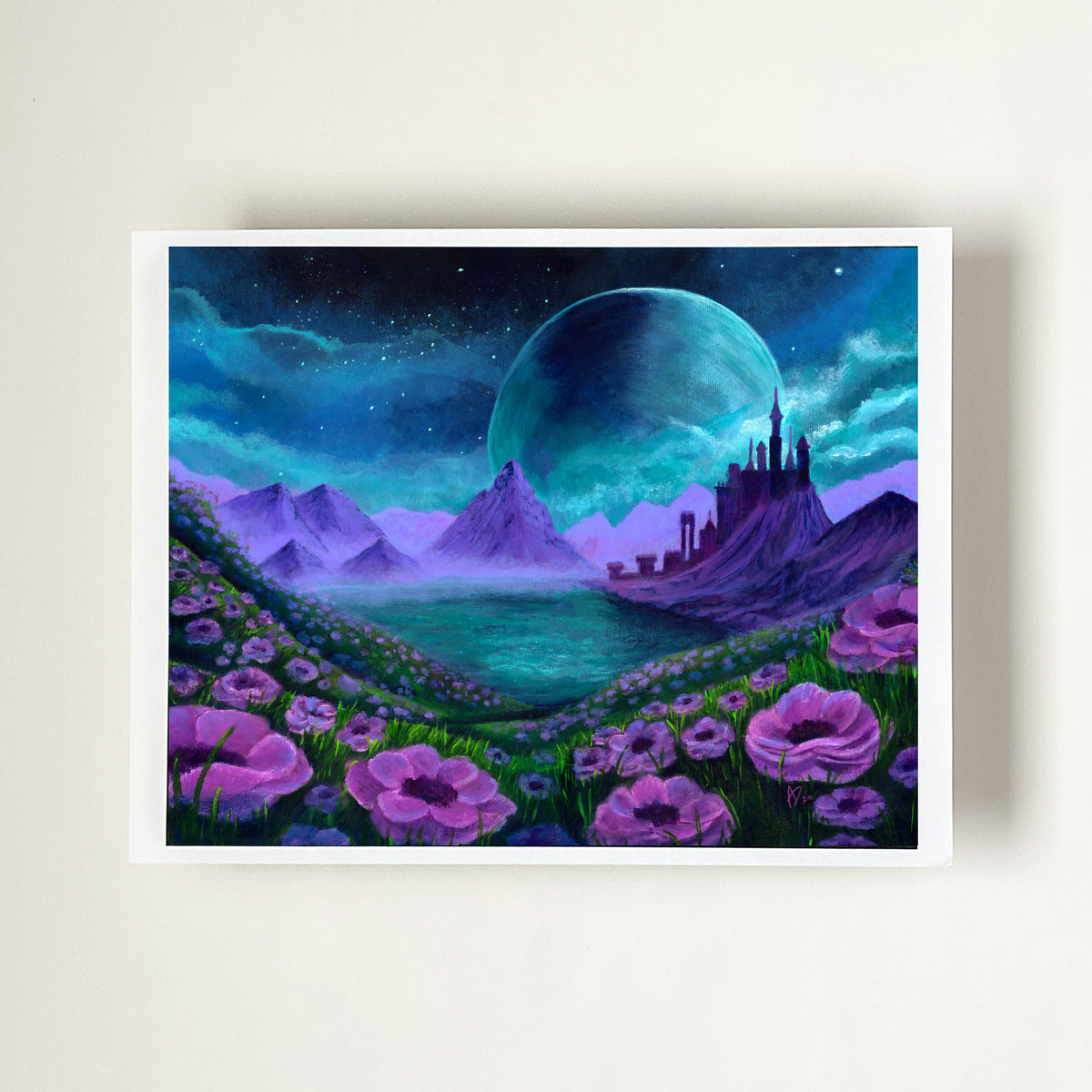Blooms by Moonlight – Fantasy Art Print