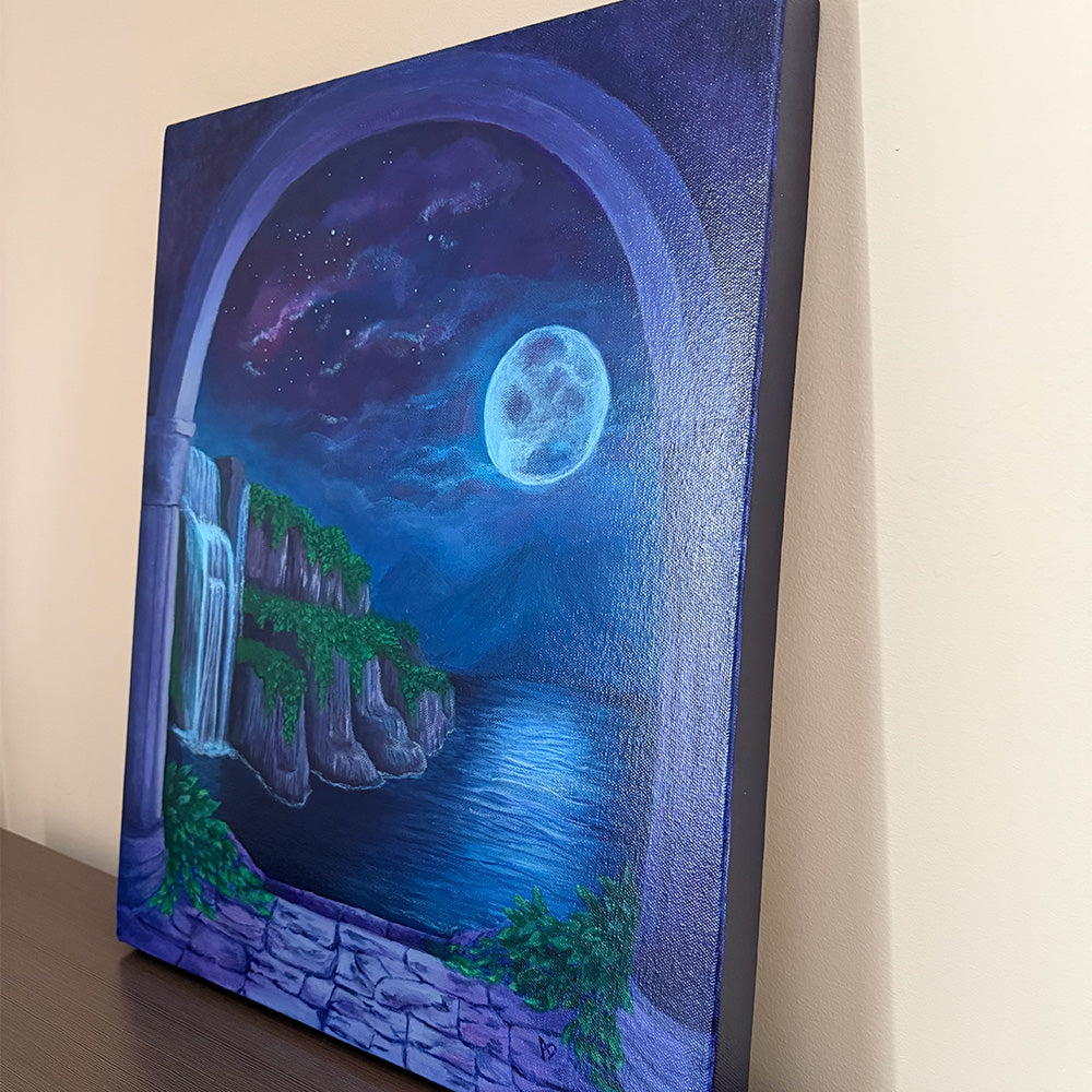 Let’s Go Some Place Quiet — Original Acrylic Painting