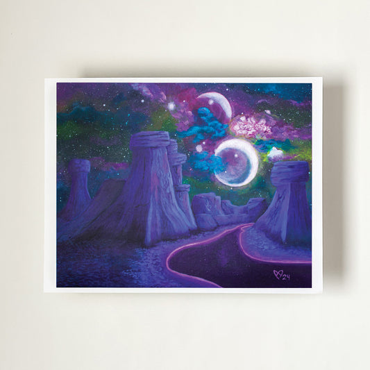 Purple Planet – Fine Art Print